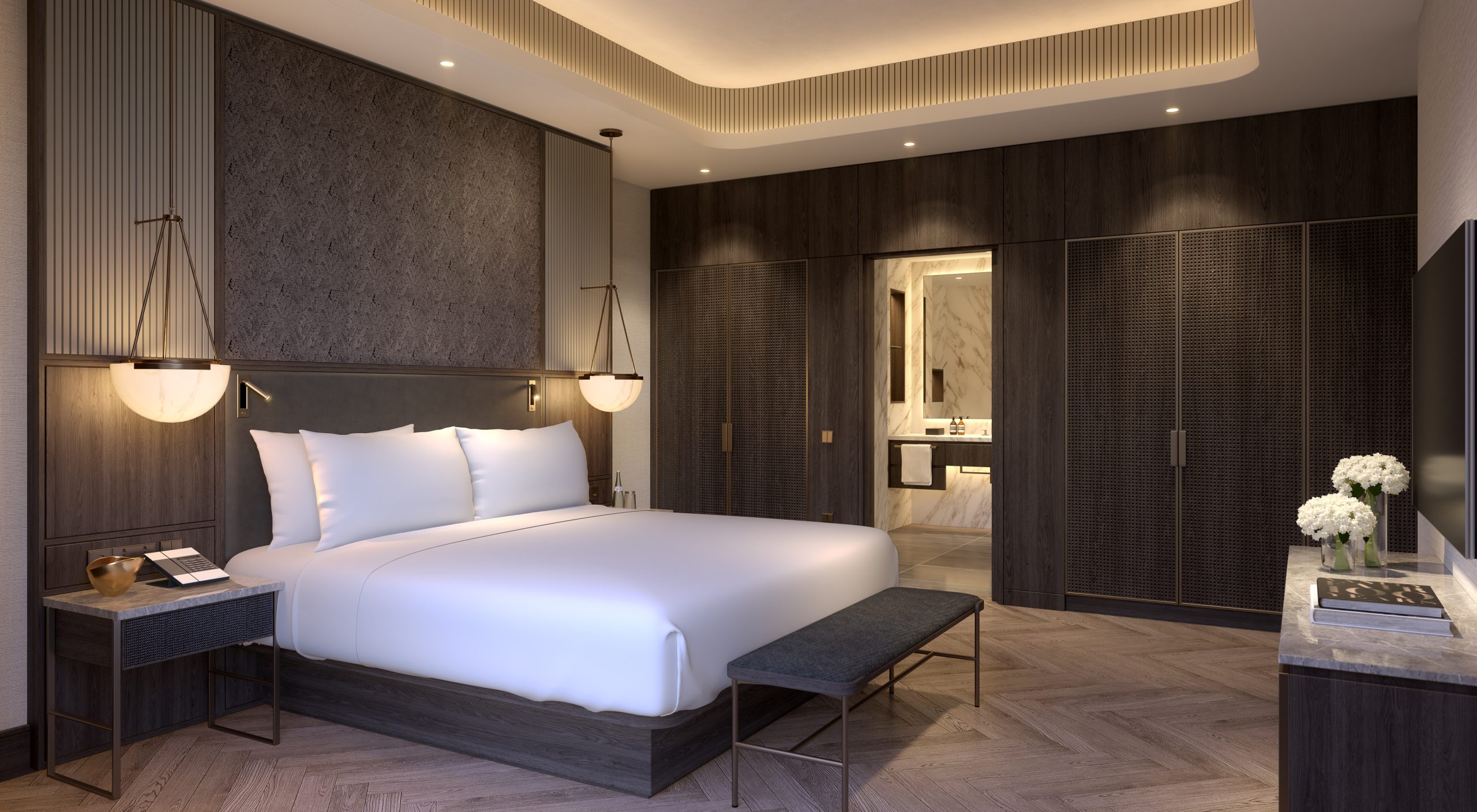 3 bed luxury apartment next to Grand Hyatt