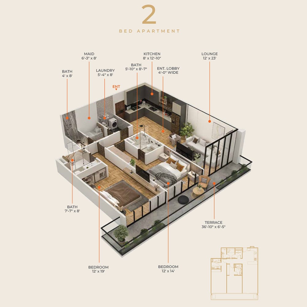 Goldcrest-Bay-Sands-2-Bedroom-Floor-Plan Goldcrest Bay Sands 2 Bedroom Apartment Floor Plan